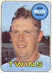 1969 Topps Baseball Cards      403     Bob Miller